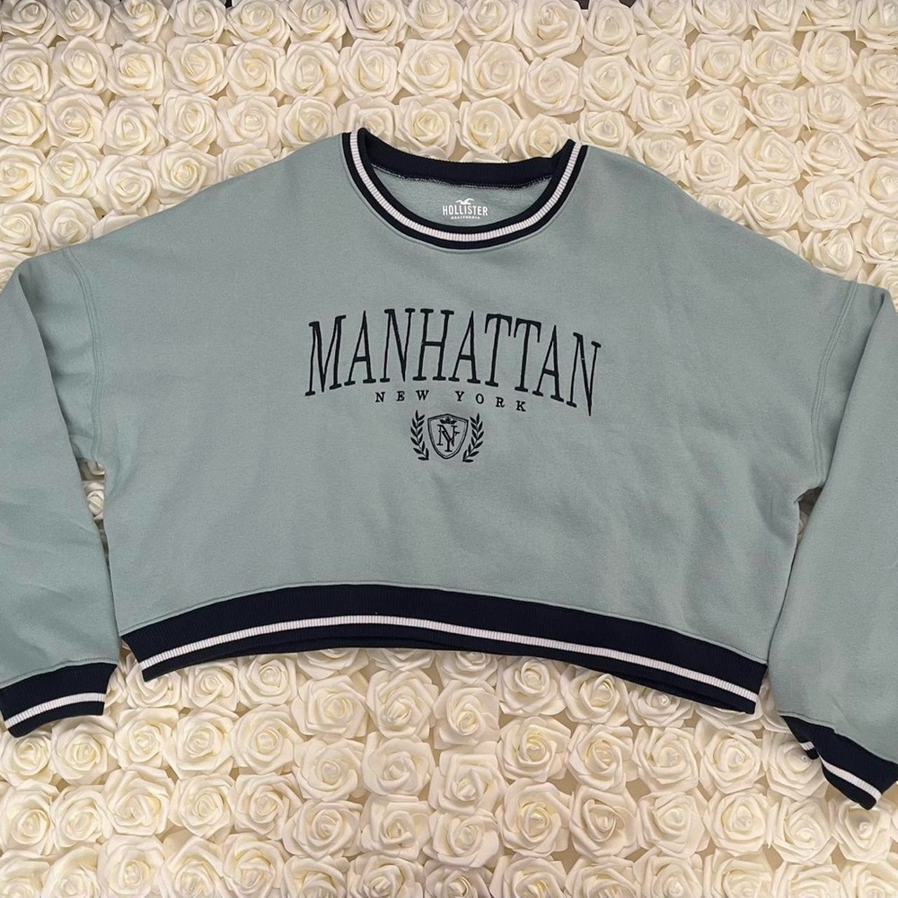 Hollister Cropped Crewneck